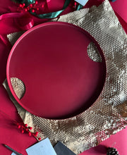 Red Serving Tray
