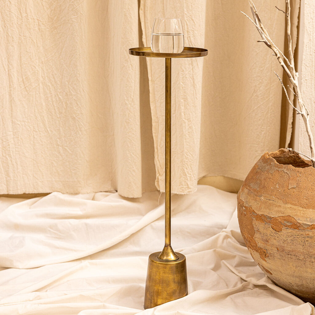 Brass Drink Table – Grams
